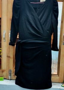 Black Korean Bodycon Dress