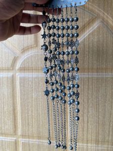 Gunmetal Bead & Charm Body Chains