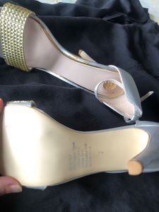 Silver Grey High Heels.