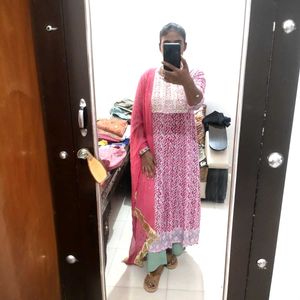 Anarkali Kurti Set With Dupatta l