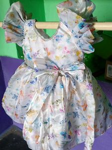 Floral Print Girls&#39; Dress