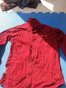 Maroon Casual Shirt