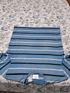 Striped Short Sleeve T-Shirt - Casual Style