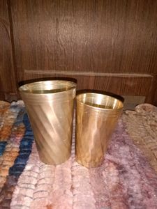 2 Bronze Glasses