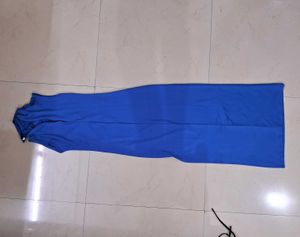 Elegant Blue Midi Dress