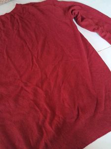 Burgundy Knit Sweater