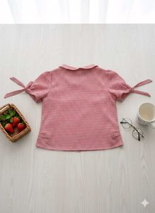 Red &amp; White Checkered Top