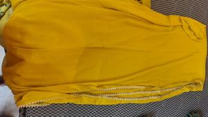 Elegant Yellow Embroidered Suit