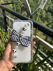 Houndstooth Bow Phone Case