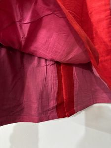 Red Ethnic Buttoned Kurta| Sherwani