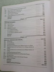 Mechanics Of Solids (Strength Of Materials) By G.V.V. Satyanarayana And Pakirappa Second Edition