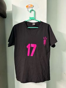 Black T-Shirt with Print
