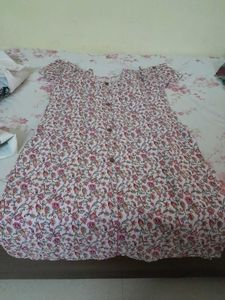 Floral Print Kurta