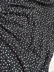 Black &amp; White Print Mini Dress