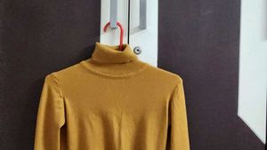 Mustard Turtleneck Sweater