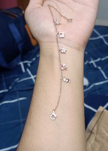 GIVA 925 REAL SILVER Bracelet (Rose Gold Plating)