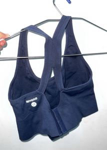 Comfy Blue Sports Bra