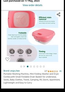 Mini Portable Washing Machine