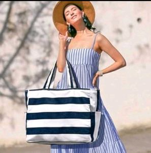 Striped Tote Bag