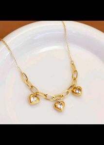 Heart Charm Chain Necklace