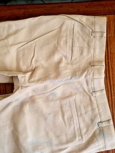 Men&#39;s Beige Straight Pants