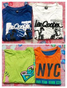4 T-shirts