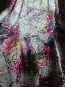 Beautiful Floral Print Woman Kurta Set