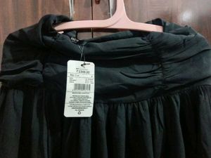 SHEIN Elegant Black Maxi Skirt