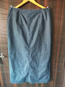 Denim  long Skirt