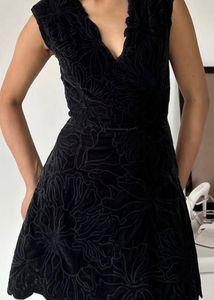 Floral Velvet Dress