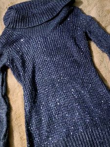 Sparkly Knit Mini Dress
