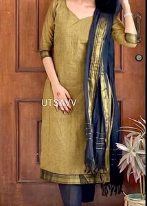 Unstitched Elegant Kurta Set