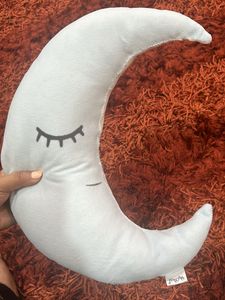 Moon Soft Pillow For Kids Bed Room