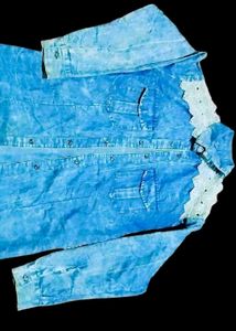 Vintage Lace Denim Top