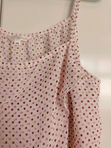 Stylish Ruffled Georgette Sleeveless Top