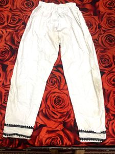 Embroidered White Kurta Set