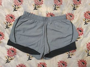 Grey Shorts And Tshirt Set