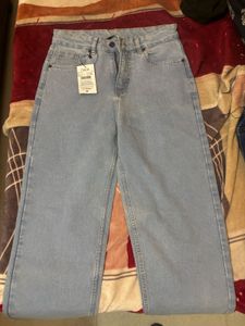 Light Wash Wide Leg Jeans