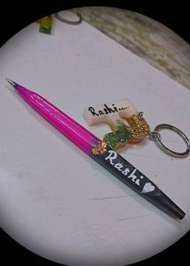 Resin Pen & Keychain 🖊️