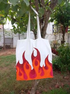 New Multi Flames Tote Bag