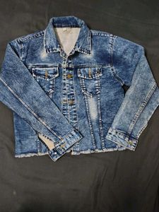 Acid Wash Denim Jacket