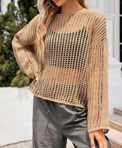 Crochet Knit Sweater