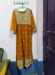 Elegant Embroidered Maxi Dress