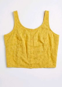 Mustard Crop Top