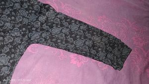Black Floral Shirt For Women
