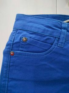 Blue Capri Pants