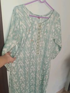 kurta for women ocean blue