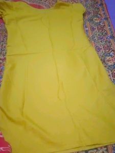 Mustard Casual Dress