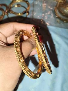 Golden Bangles Set