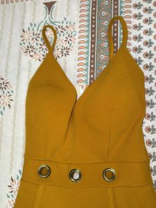 Shoulder Straps Basic  Jumpsuit